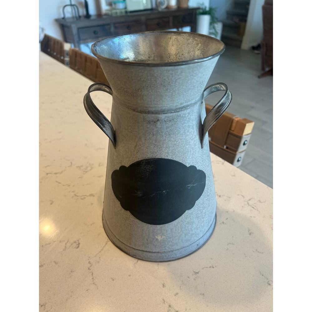 Galvanized Vase